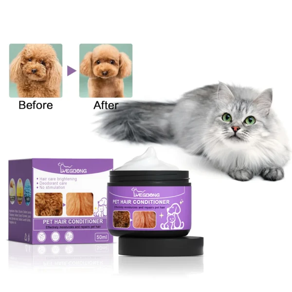 Pet Hair Conditioner Softening Anti-Knot Moisturizing Odor Removal Shampoo