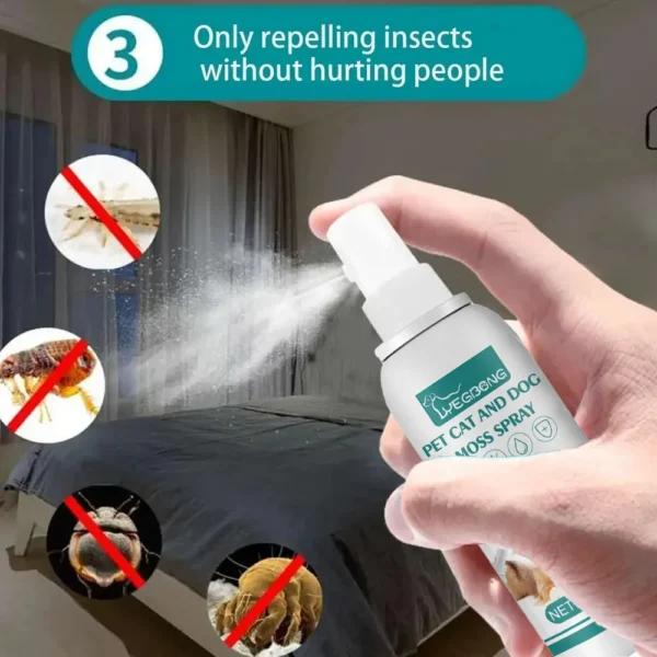 Dog Shampoos: 30ml Flea and Tick Treatment Spray for Dogs and Cats