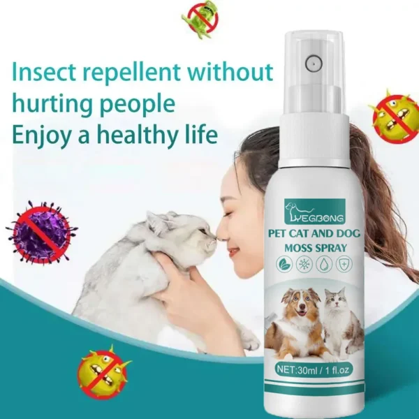 Dog Shampoos: 30ml Flea and Tick Treatment Spray for Dogs and Cats - Image 2