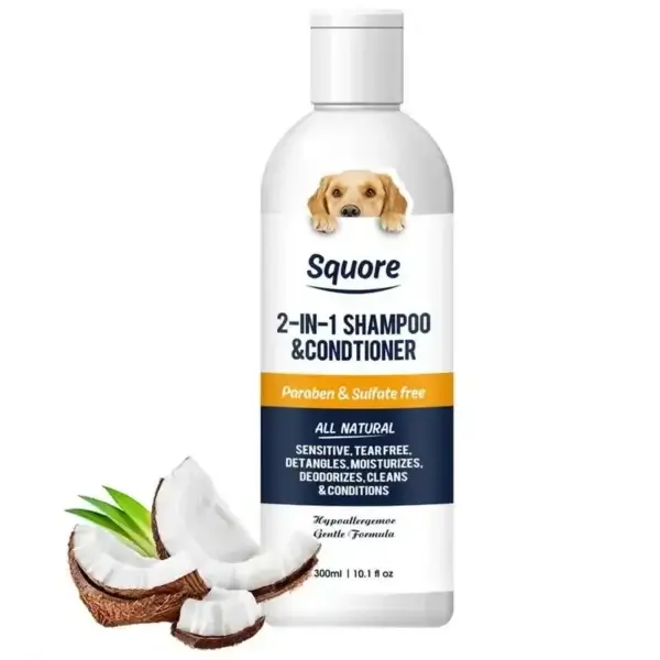 Dog Shampoos: 300ml Moisturizing PH Balanced for Sensitive Skin.