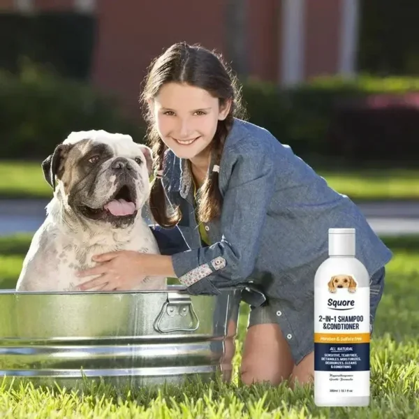 Dog Shampoos: 2-in-1 Natural Moisturizing Shampoo for Sensitive Skin - Image 2