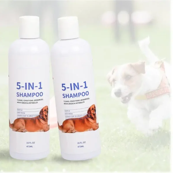 Dog Shampoos: Professional 16fl Oz Coat Wash for Soft and Shiny Fur - Image 4