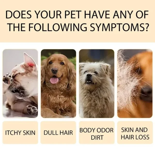 Dog Shampoos: 100/300ML Moisturizing Anti-Mite Shower Gel. - Image 6