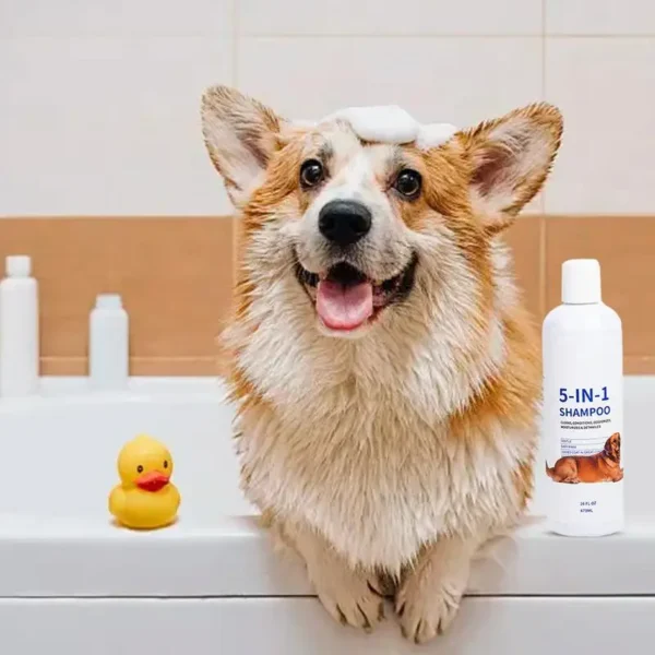 Dog Shampoos: Professional 16fl Oz Coat Wash for Soft and Shiny Fur - Image 2
