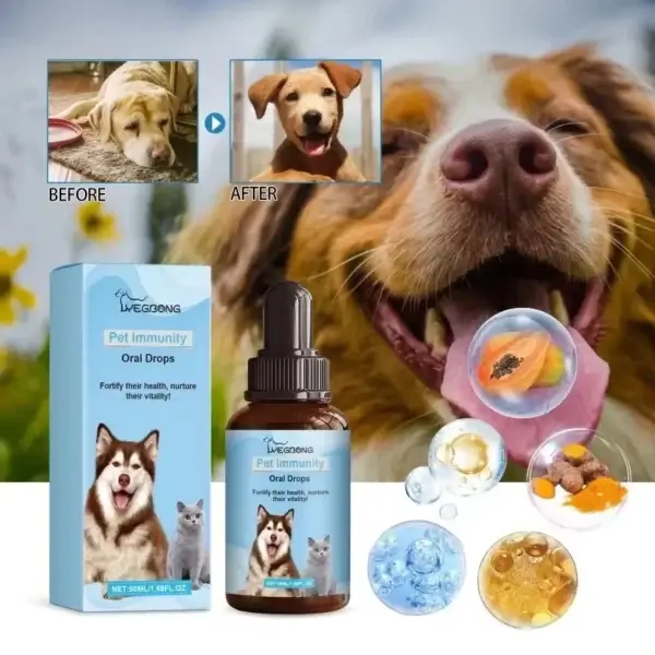 Dog Shampoos: Nutrient Drop, Immunity Enhancer, Skin & Coat Care