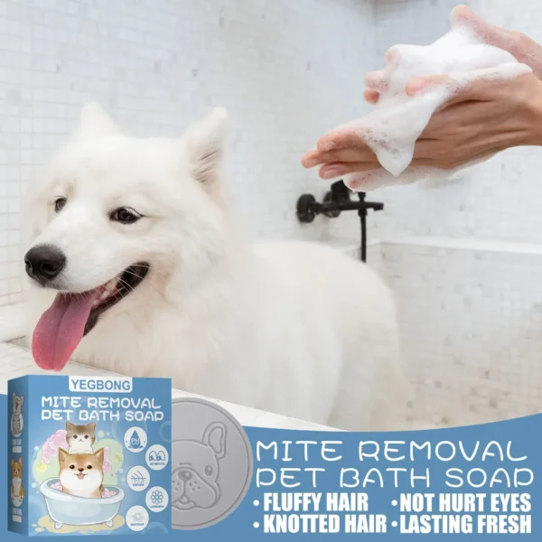 Dog Shampoos: Anti-Mite Odor Control Soap - Image 2