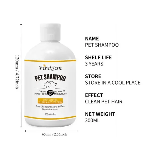 Dog Shampoos: Pet Odor Remover and Natural Deodorizing Shampoo for Cats and Dogs. - Image 6