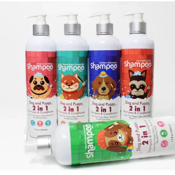 Dog Shampoos Mite-Killing Deodorizing Fragrant Pet Bath Gel 500ml - Image 2