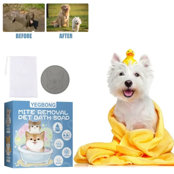 Dog Shampoos: Anti-Mite Odor Control Soap