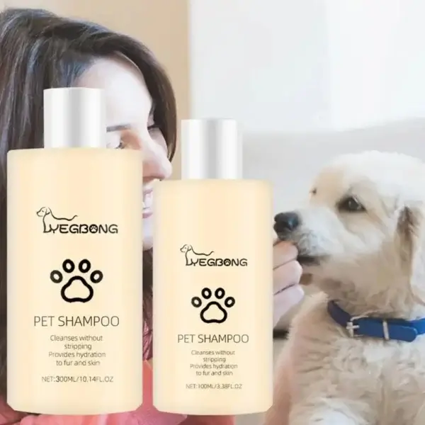 Dog Shampoos: 100/300ML Moisturizing Anti-Mite Shower Gel. - Image 2
