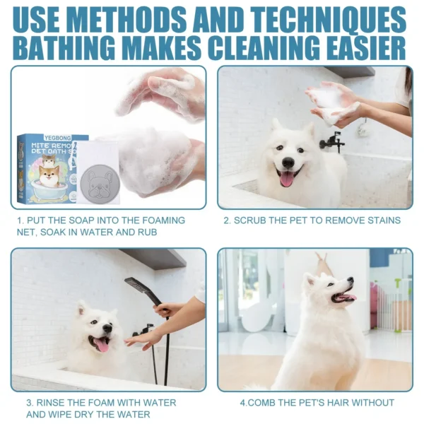 Dog Shampoos: Anti-Mite Odor Control Soap - Image 6