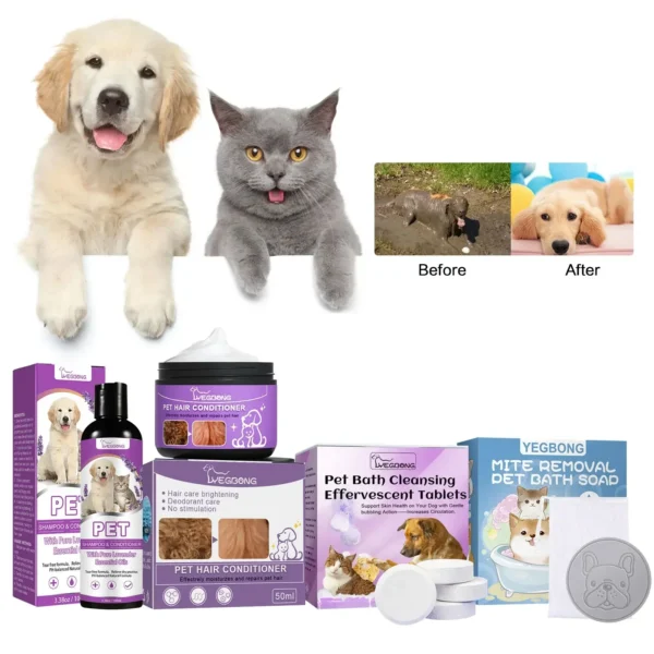 Dog Shampoos: Hair Softening, Itch Relief, and Deodorizing Pet Care