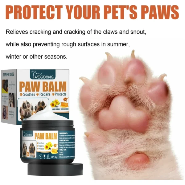 Dog Shampoos: Claw Protection Cream & Paw Balm. - Image 4