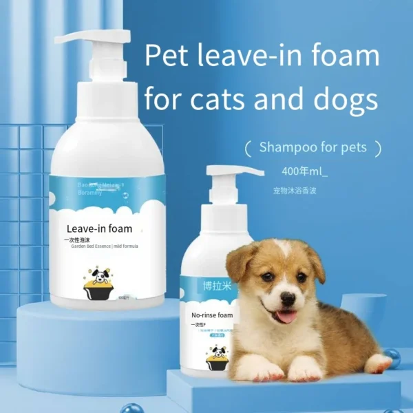 Dog Shampoos Sterilization Deodorization Mite-Free Dry Cleaning for Cats & Puppies