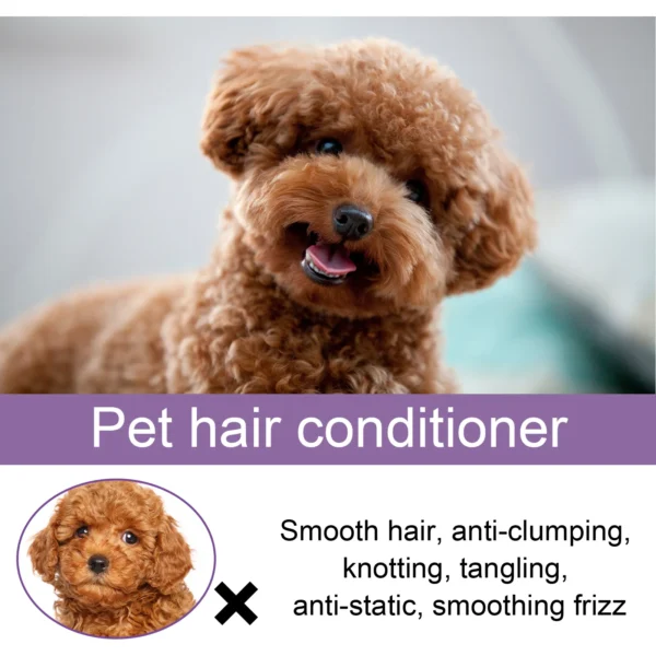 Pet Hair Conditioner Softening Anti-Knot Moisturizing Odor Removal Shampoo - Image 6